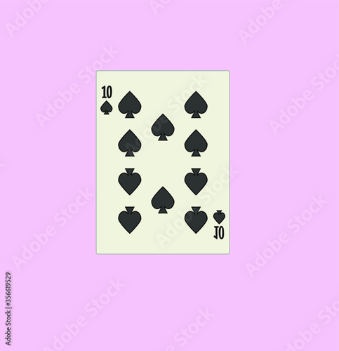 playing card. illustration for web and mobile design.