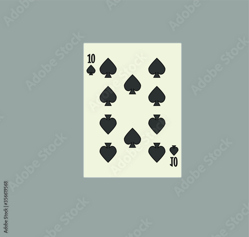 playing card. illustration for web and mobile design.