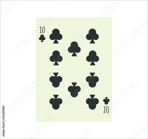 playing card. illustration for web and mobile design.