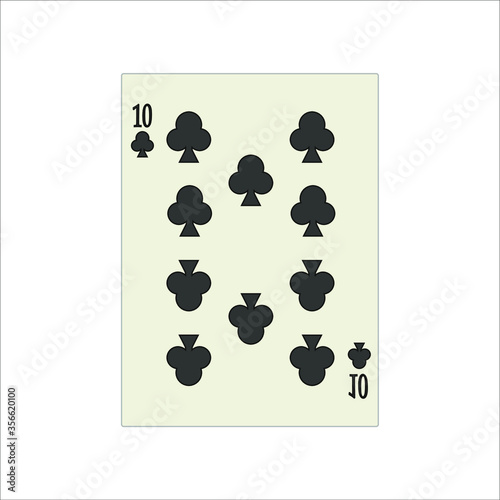 playing card. illustration for web and mobile design.