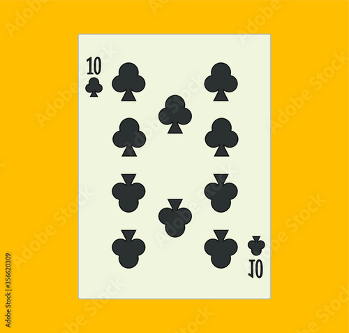 playing card. illustration for web and mobile design.