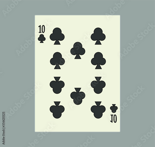 playing card. illustration for web and mobile design.