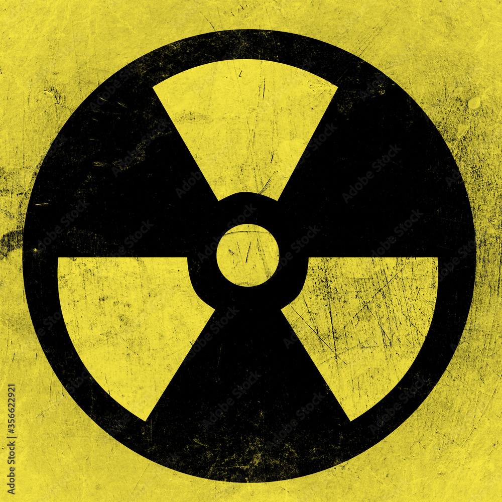 Fototapeta premium radioactivity symbol