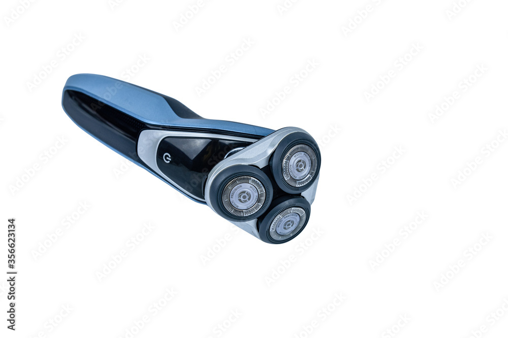 Male electric shaver isolated on a white background