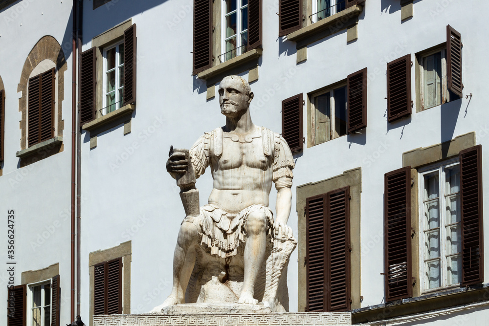 Obraz premium florence streets and sculptures