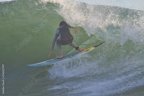 Photography surfing  at Rincon in California