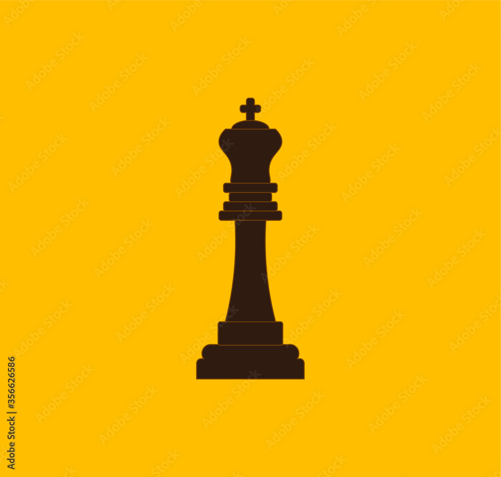 chess king figure. illustration for web and mobile design. chess king figure. illustration for web and mobile design.