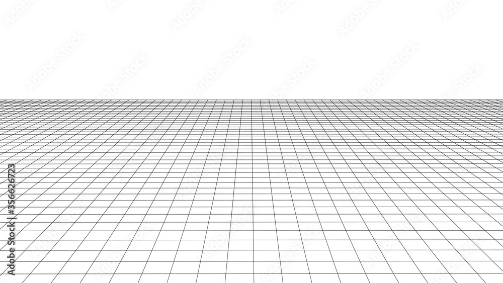 Vector 3D mesh. Background Lines.