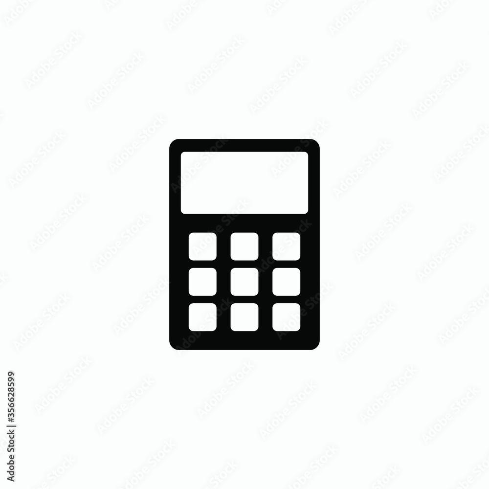 calculator icon vector calculator icon vector