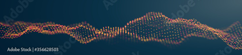 Technology background abstract digital futuristic wallpaper. Light and creative business concept for digital communication. Sound wave music illustration. Musical voice volume frequency equalizer