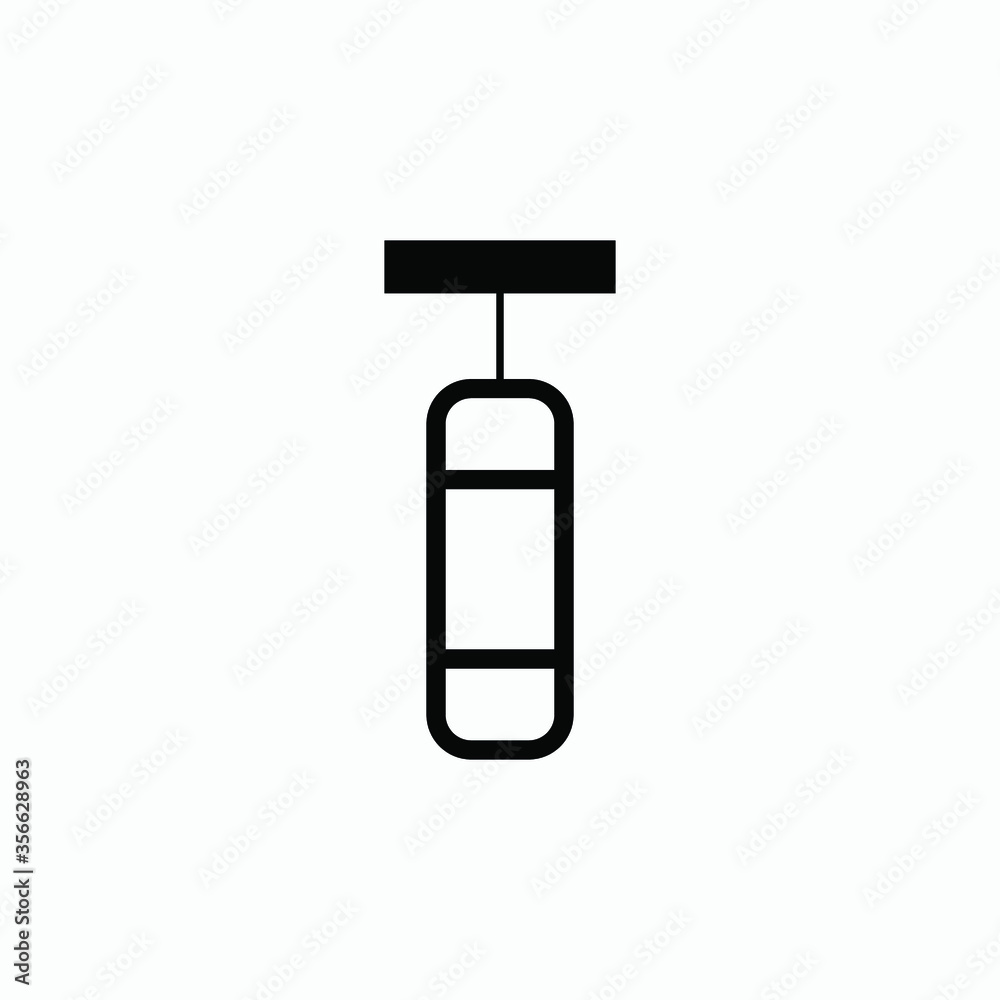 boxing sandbag icon vector boxing sandbag icon vector