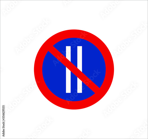 Free Download Prohibited parking traffic signs icons. illustration for web and mobile design. - GFXLoad