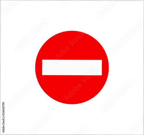 Prohibited entry traffic signs icons. illustration for web and mobile design.