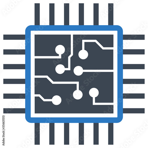 Edge Computing Vector  distributed computing  Icon Design robust response times Cocnept