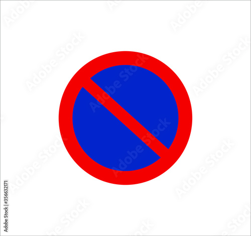 Prohibited parking traffic signs icons. illustration for web and mobile design. Free Download Prohibited parking traffic signs icons. illustration for web and mobile design. - GFXLoad