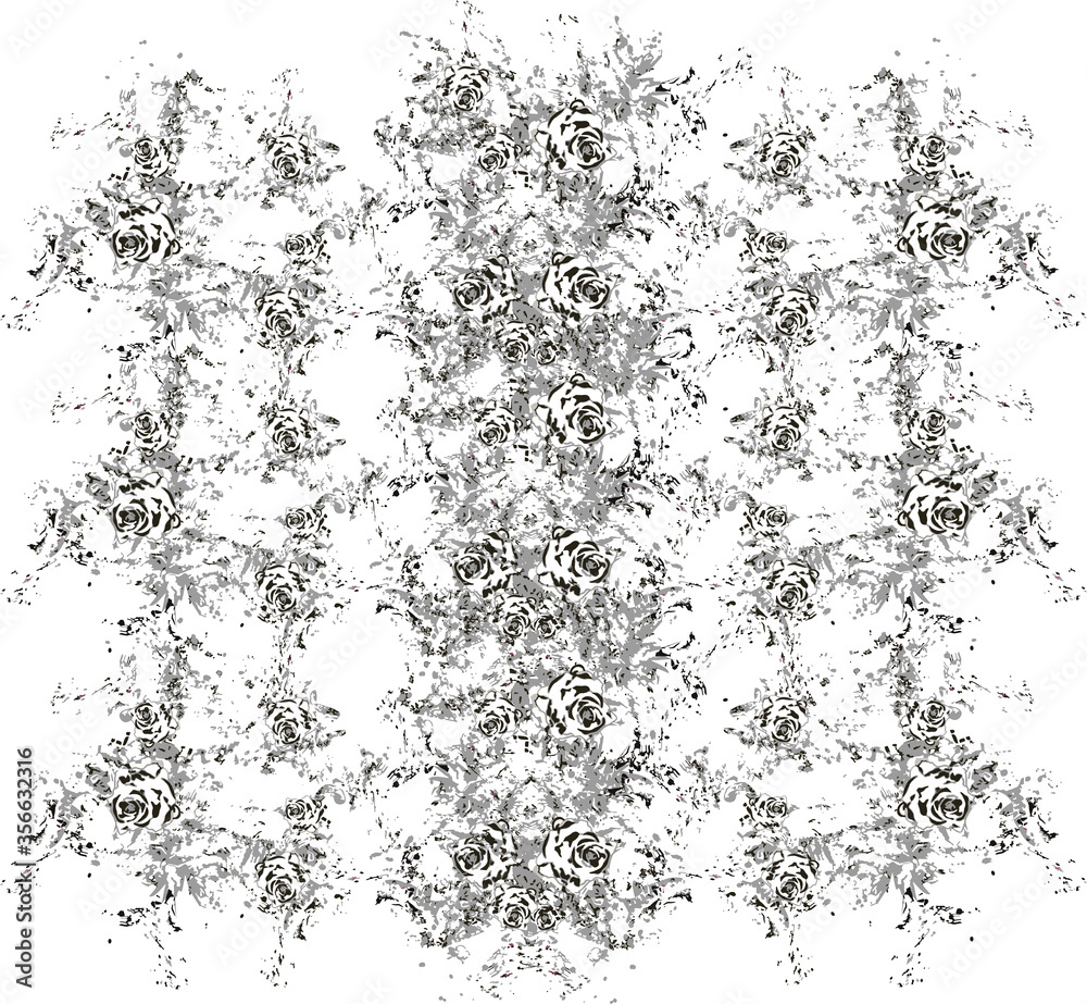 brush with motif pattern background image..