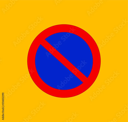 Free Download Prohibited parking traffic signs icons. illustration for web and mobile design. - GFXLoad