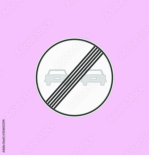 Prohibition end signs icons. illustration for web and mobile design.
