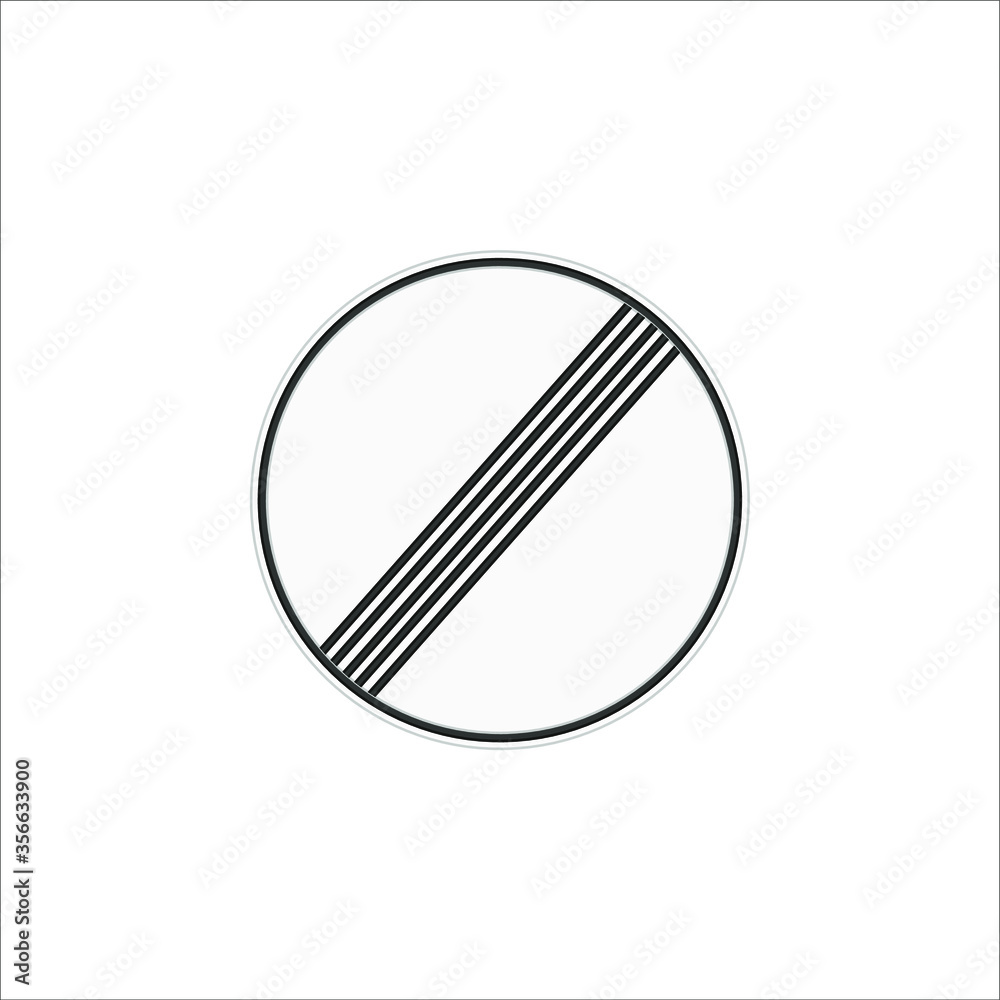 Prohibition end signs icons. illustration for web and mobile design. Prohibition end signs icons. illustration for web and mobile design.
