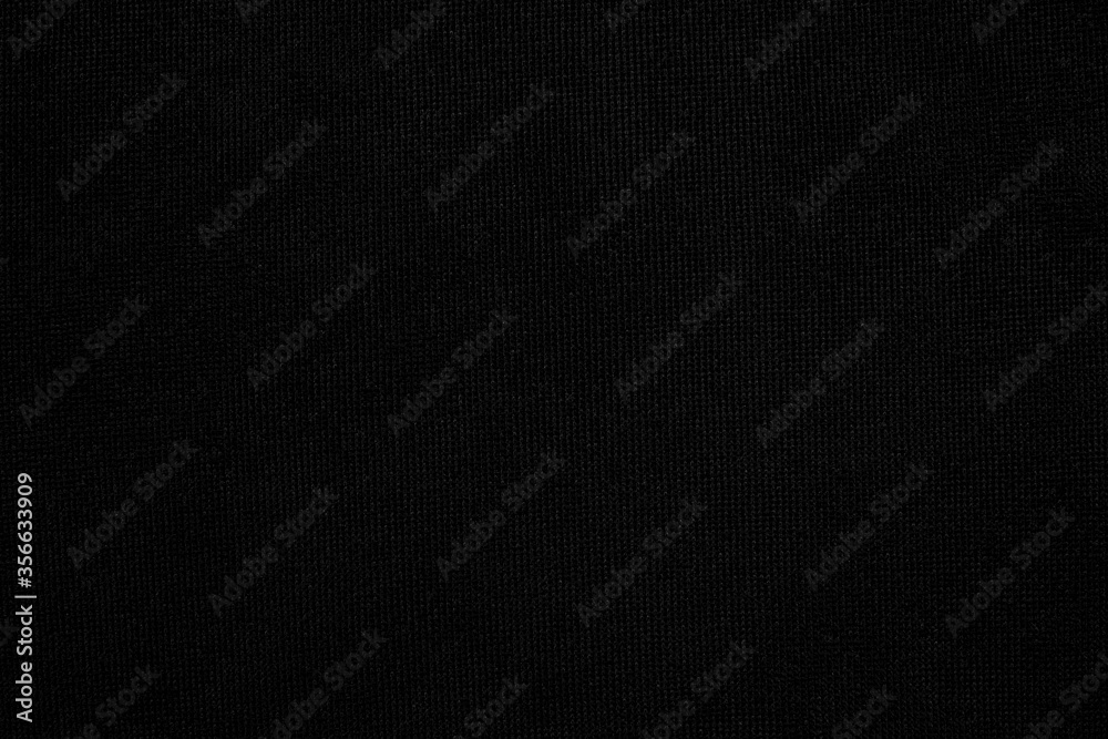 Black fabric texture as background Black fabric texture as background