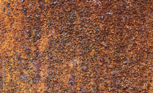 surface of rusted barrel