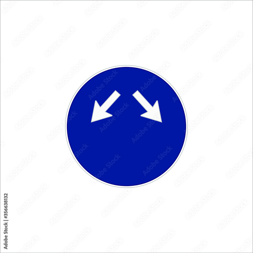 mandatory traffic signs icons. illustration for web and mobile design. mandatory traffic signs icons. illustration for web and mobile design.