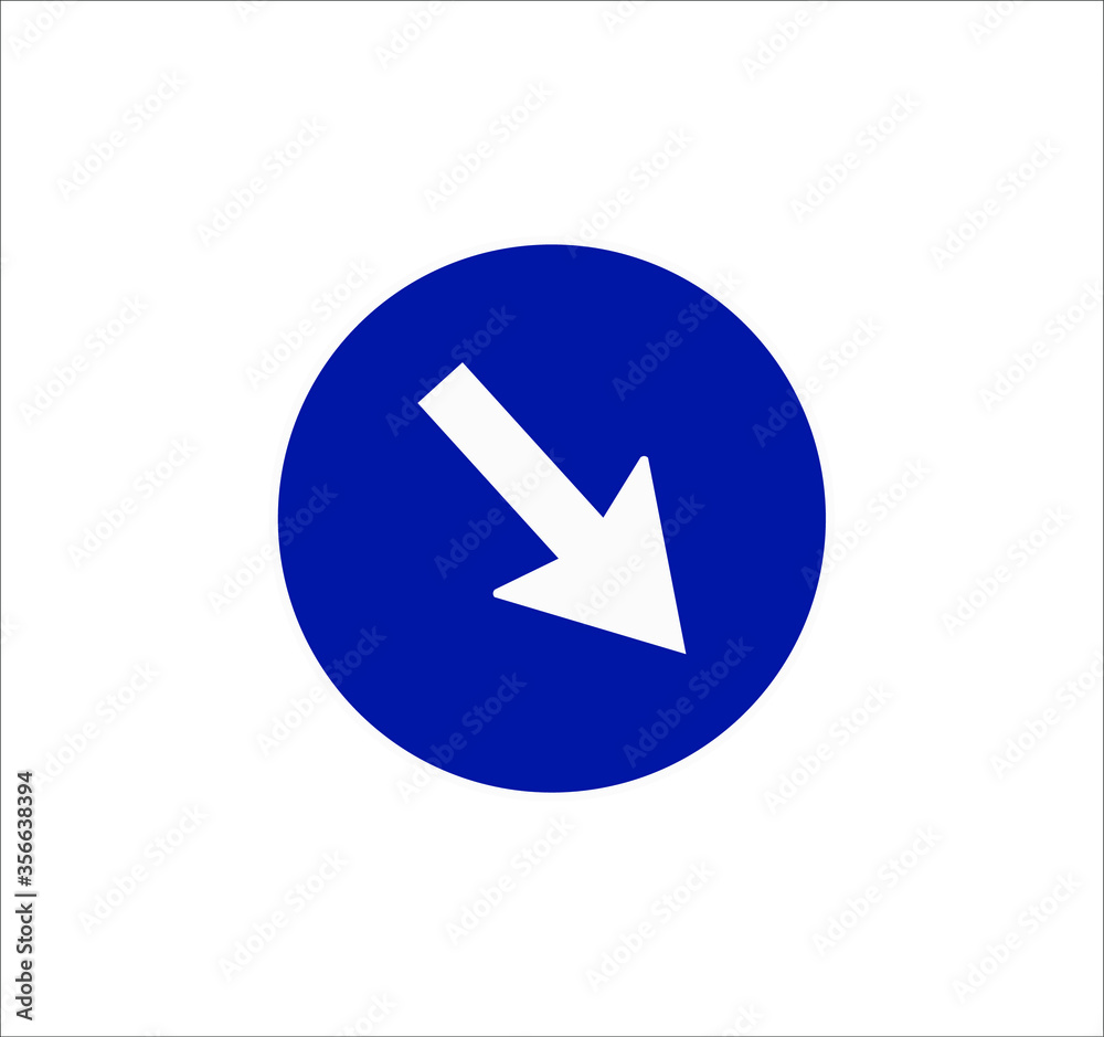 mandatory traffic signs icons. illustration for web and mobile design. mandatory traffic signs icons. illustration for web and mobile design.