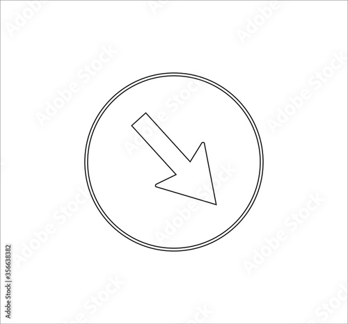 mandatory traffic signs icons. illustration for web and mobile design.