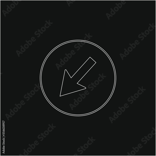 mandatory traffic signs icons. illustration for web and mobile design.