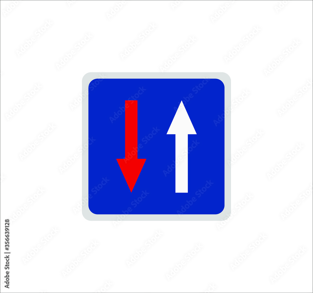 icons of traffic signs of priority to the opposite direction. illustration for web and mobile design. icons of traffic signs of priority to the opposite direction. illustration for web and mobile design.