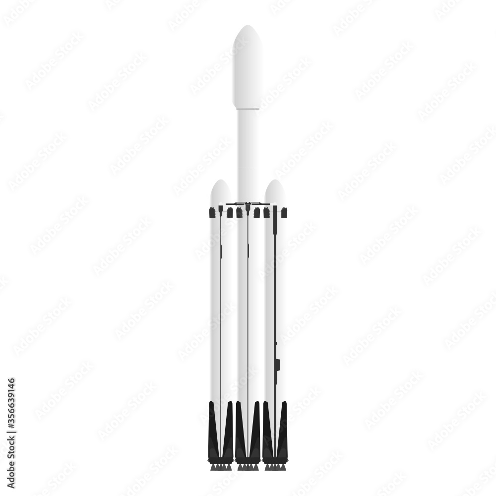 Four white rocket illustrations Falcon Heavy test flight Falcon 9 SpaceX  Dragon rockets animals falcon pen png  PNGWing