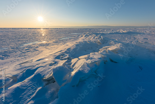Lake Baikal in Russia is the deepest lake in the world and the largest fresh water lake in Eurasia. © zhuxiaophotography
