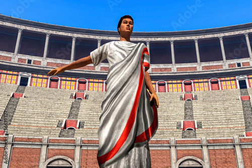 Photos Senator in the Colosseum 3d rendering