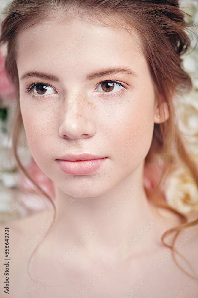 Fototapeta premium close up portrait of beauty