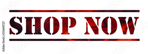 shop now Vector stamp. White isolated