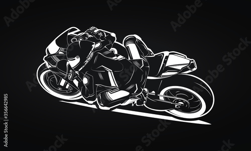 Sportbike Motorcycle Racer photo