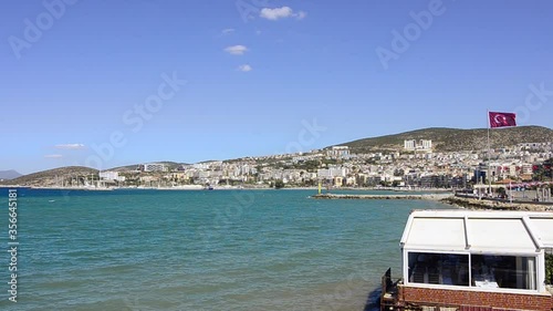 Panoramic view of Kusadası cityscape