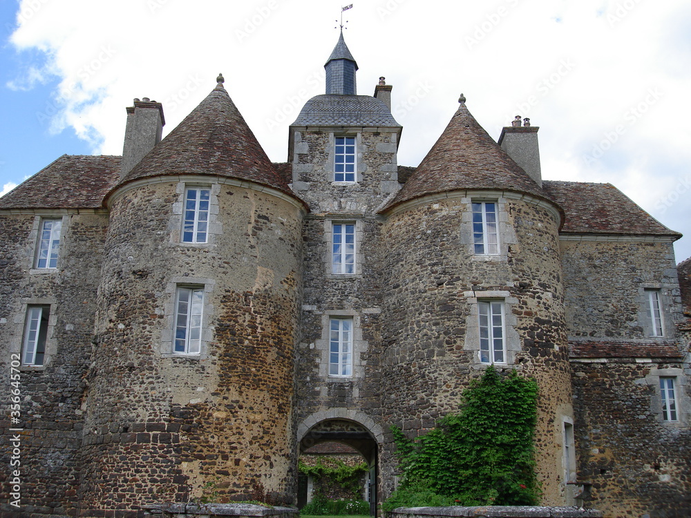 Old castle in france