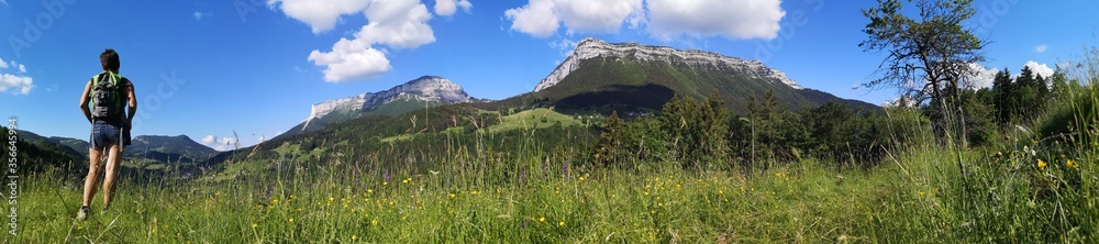 Fototapeta premium Détente en pleine nature - Fillette à la campagne
