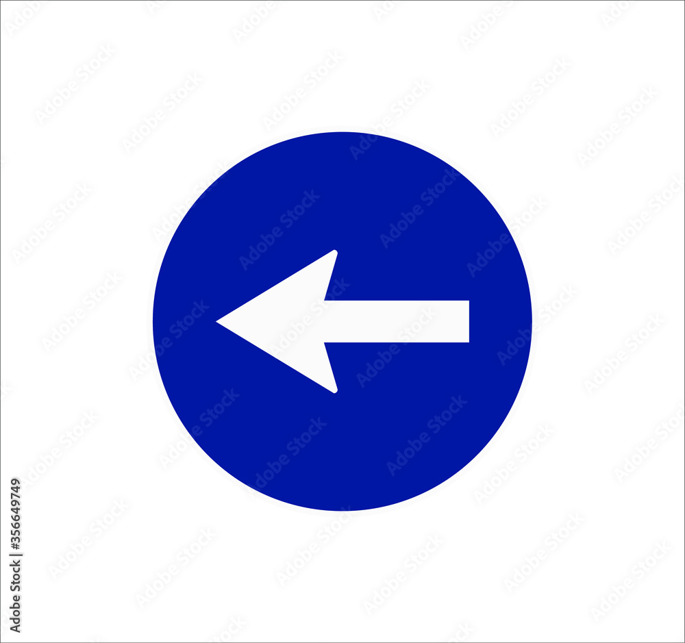 mandatory traffic signs icons. illustration for web and mobile design. mandatory traffic signs icons. illustration for web and mobile design.