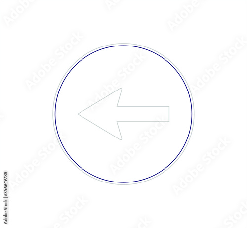 mandatory traffic signs icons. illustration for web and mobile design.