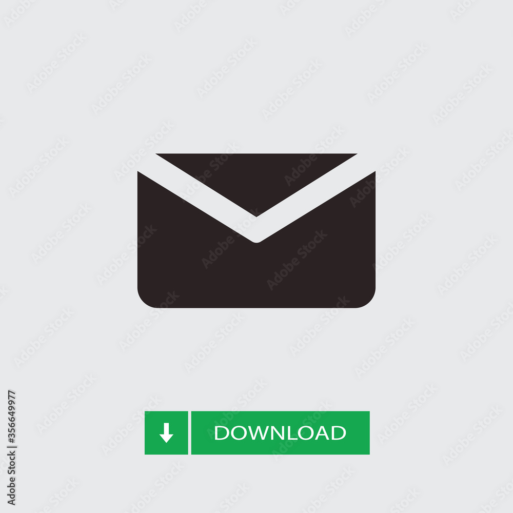 Email vector icon, simple sign for web site and mobile app.