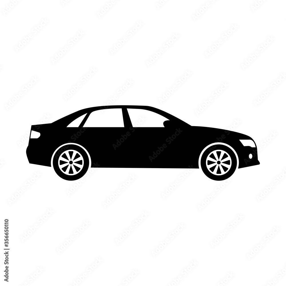 vector car icon, vector illustration.