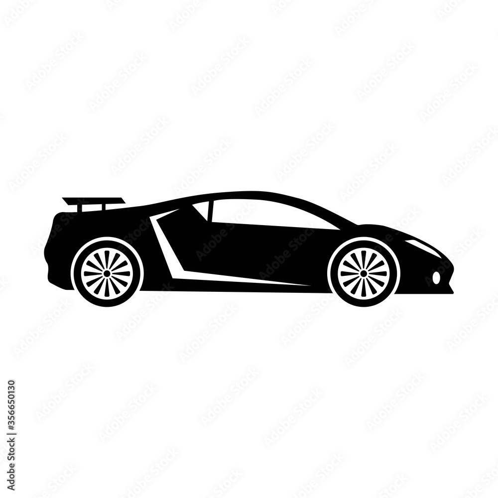 Obraz premium vector car icon, vector illustration.