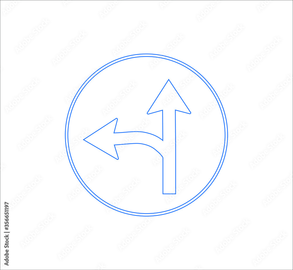 Single directions traffic signs icons. illustration for web and mobile design. Single directions traffic signs icons. illustration for web and mobile design.