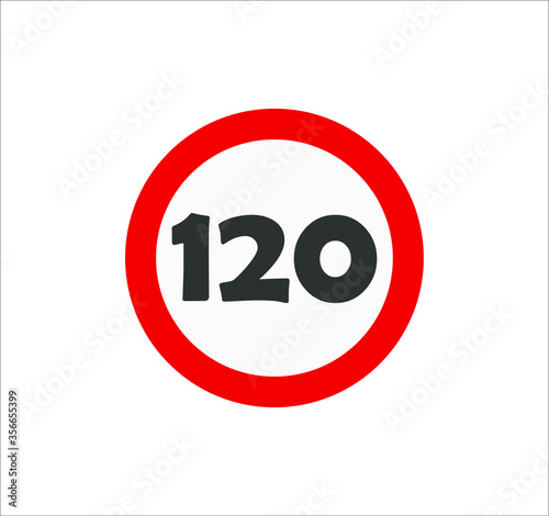 speed limit traffic signs icons. illustration for web and mobile design.