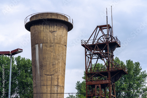 colliery and mines of west germany mine called General Blumenthal in HERTEN GERMANY