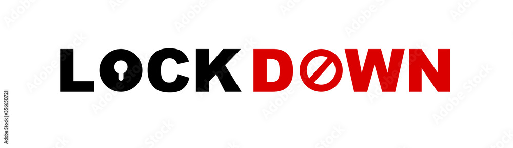 lockdown for quarantine. Corona Virus Illustration Vector lockdown for quarantine. Corona Virus Illustration Vector