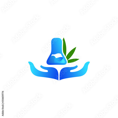 awesome hospital cannabis lab logo