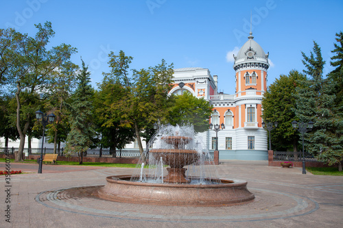 Ulyanovsk - Simbirsk, Russia - August 11 2012, Ulyanovsk Regional Museum of Local Lore named after the famous writer I.A. Goncharov photo